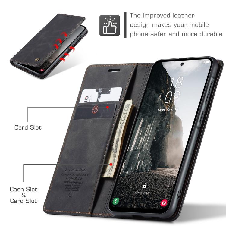 For Galaxy A56 5G CaseMe 013 Multifunctional Horizontal Flip Leather Phone Case