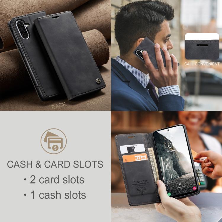 For Galaxy A56 5G CaseMe 013 Multifunctional Horizontal Flip Leather Phone Case