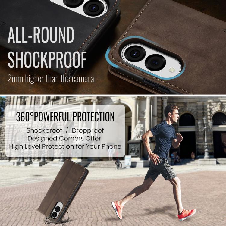 For Galaxy S25 Edge 5G CaseMe 013 Multifunctional Horizontal Flip Leather Phone Case