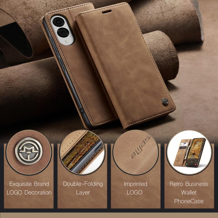 For Galaxy S25 Edge 5G CaseMe 013 Multifunctional Horizontal Flip Leather Phone Case