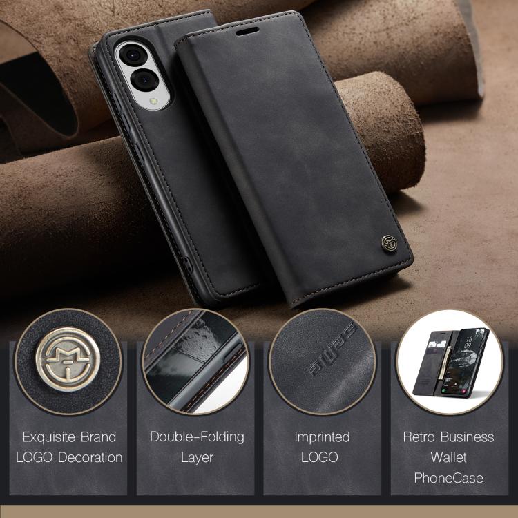 For Galaxy S25 Edge 5G CaseMe 013 Multifunctional Horizontal Flip Leather Phone Case