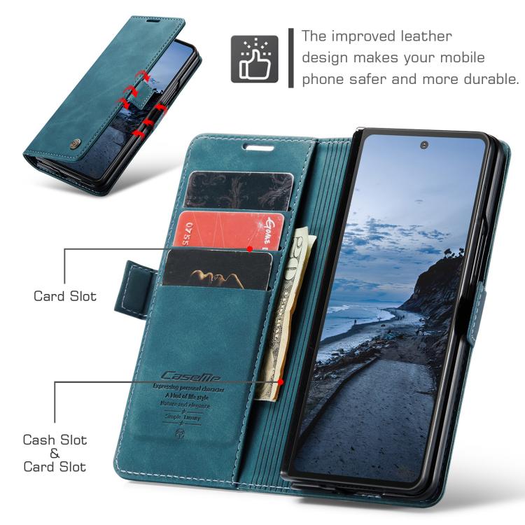 For Galaxy Z Fold7 CaseMe 013 Multifunctional Horizontal Flip Leather Phone Case