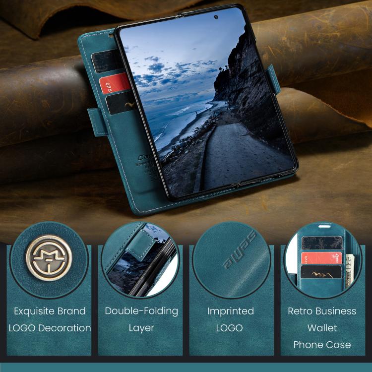 For Galaxy Z Fold7 CaseMe 013 Multifunctional Horizontal Flip Leather Phone Case