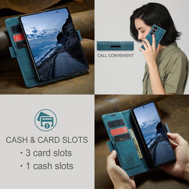 For Galaxy Z Fold7 CaseMe 013 Multifunctional Horizontal Flip Leather Phone Case