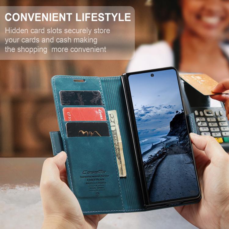 For Galaxy Z Fold7 CaseMe 013 Multifunctional Horizontal Flip Leather Phone Case