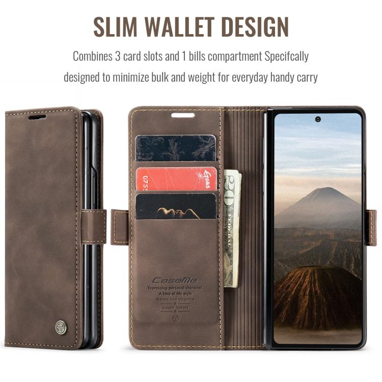 For Galaxy Z Fold7 CaseMe 013 Multifunctional Horizontal Flip Leather Phone Case