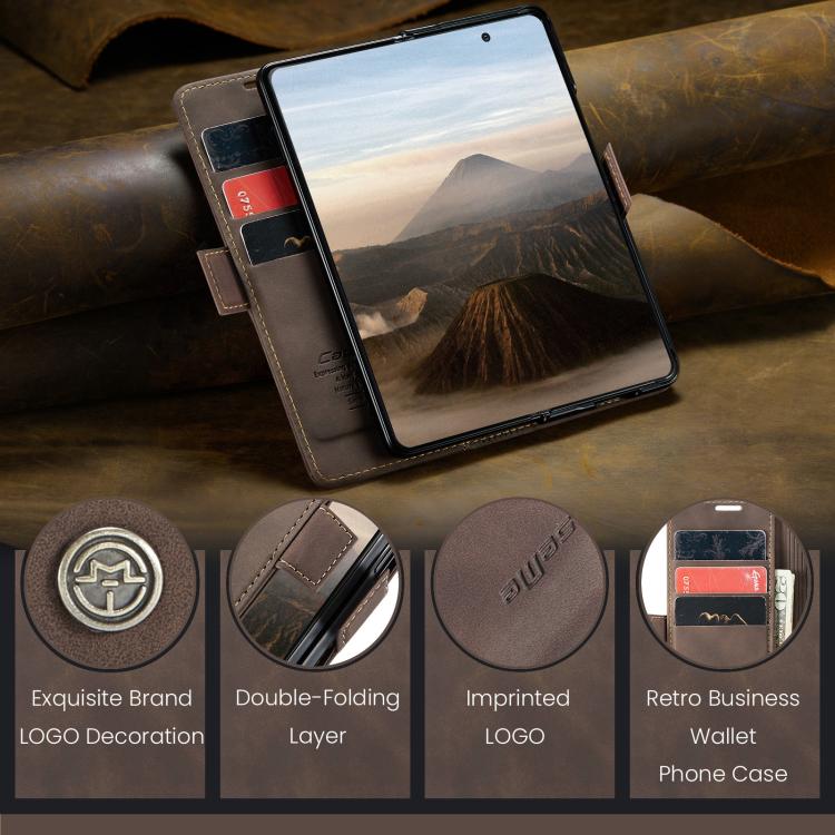For Galaxy Z Fold7 CaseMe 013 Multifunctional Horizontal Flip Leather Phone Case
