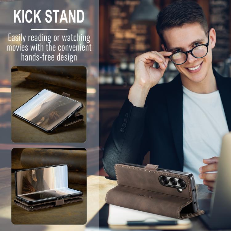 For Galaxy Z Fold7 CaseMe 013 Multifunctional Horizontal Flip Leather Phone Case