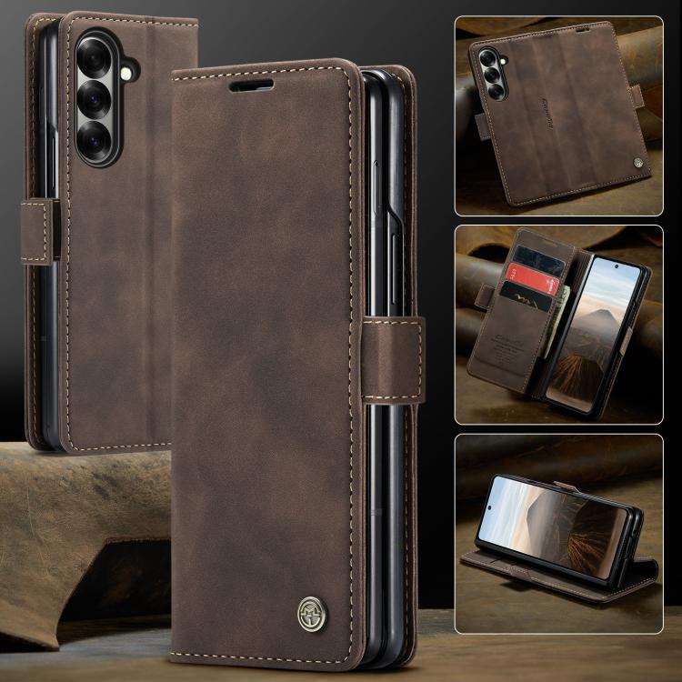 For Galaxy Z Fold7 CaseMe 013 Multifunctional Horizontal Flip Leather Phone Case