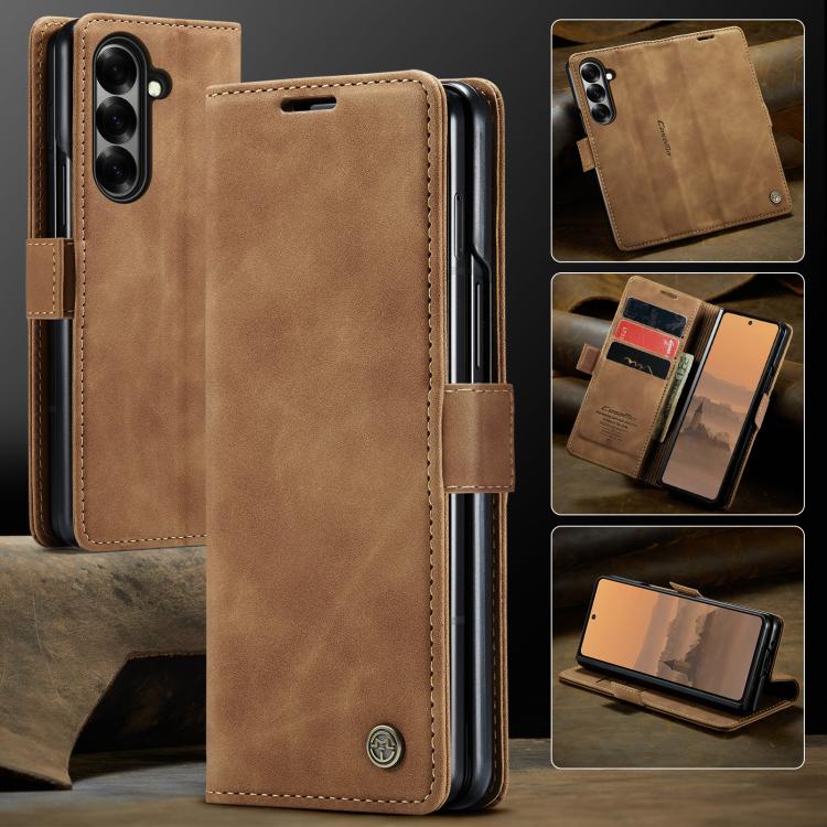 For Galaxy Z Fold7 CaseMe 013 Multifunctional Horizontal Flip Leather Phone Case