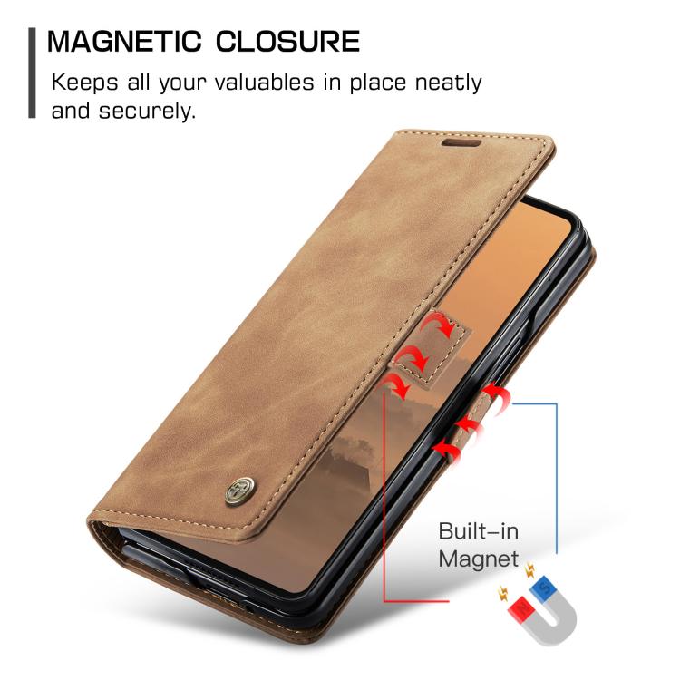 For Galaxy Z Fold7 CaseMe 013 Multifunctional Horizontal Flip Leather Phone Case