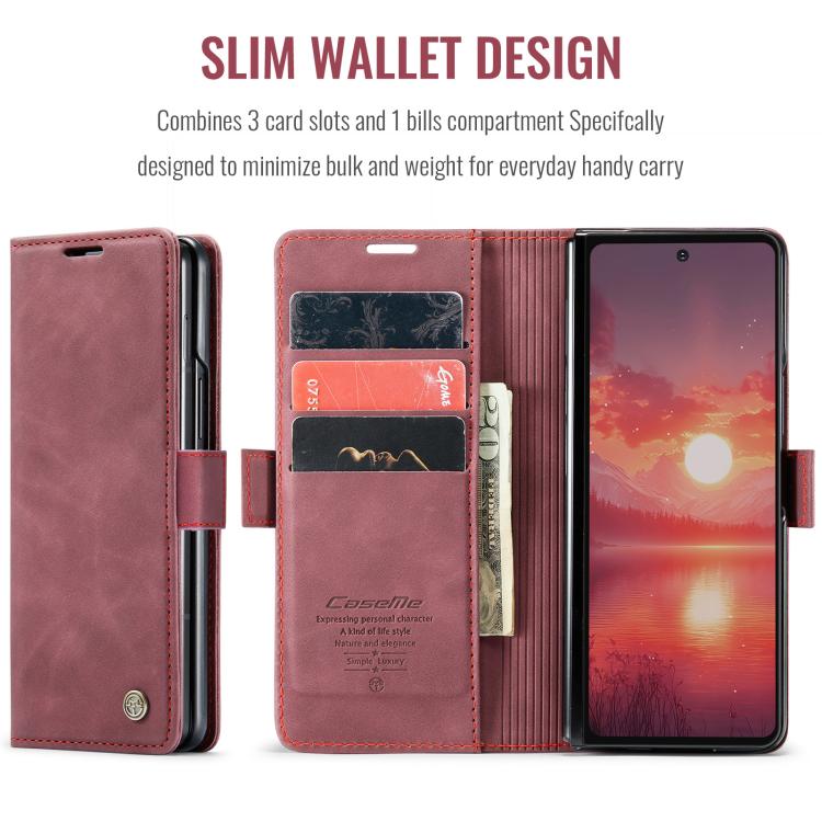For Galaxy Z Fold7 CaseMe 013 Multifunctional Horizontal Flip Leather Phone Case