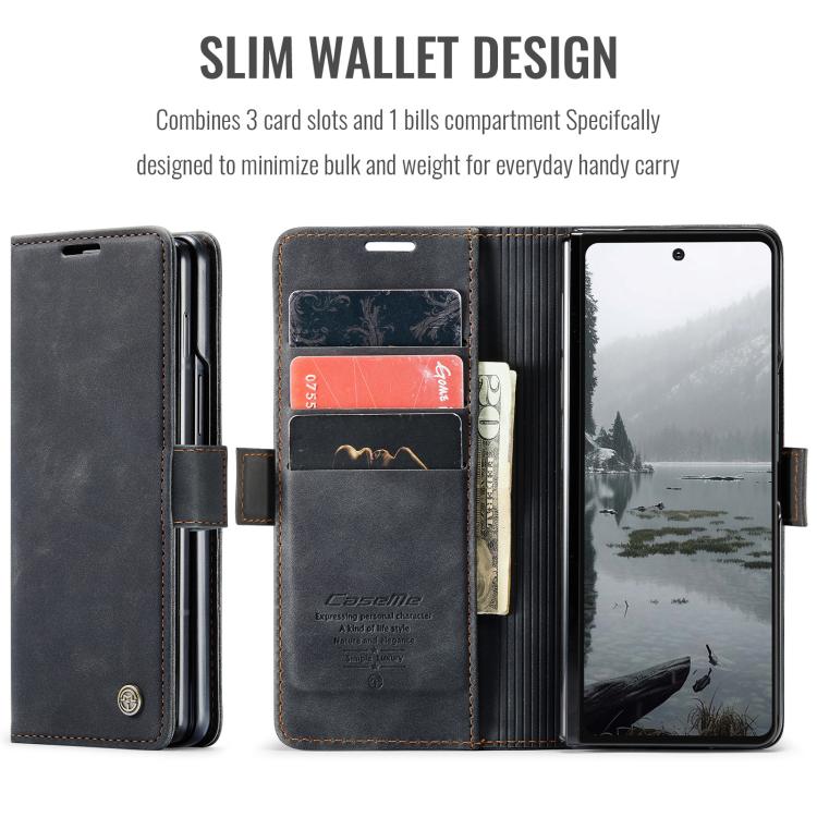 For Galaxy Z Fold7 CaseMe 013 Multifunctional Horizontal Flip Leather Phone Case