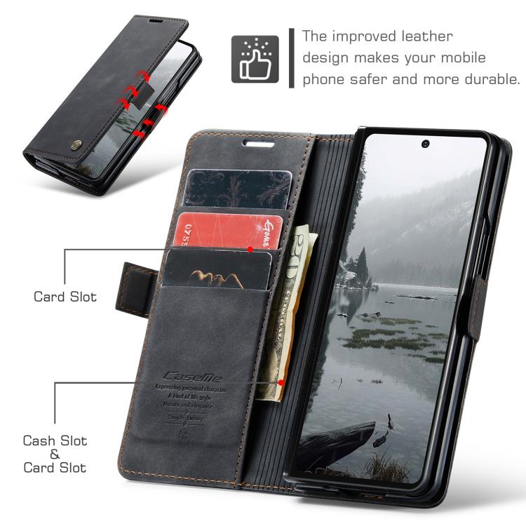 For Galaxy Z Fold7 CaseMe 013 Multifunctional Horizontal Flip Leather Phone Case