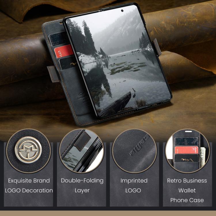 For Galaxy Z Fold7 CaseMe 013 Multifunctional Horizontal Flip Leather Phone Case