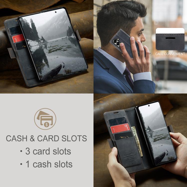 For Galaxy Z Fold7 CaseMe 013 Multifunctional Horizontal Flip Leather Phone Case