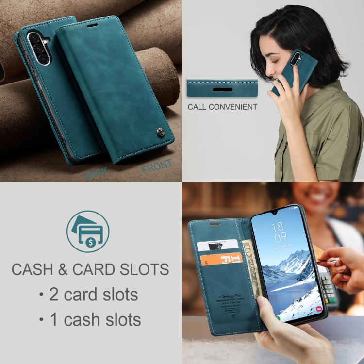 For Galaxy A17 4G CaseMe 013 Multifunctional Horizontal Flip Leather Phone Case