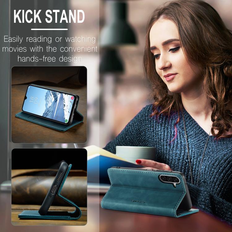 For Galaxy A17 4G CaseMe 013 Multifunctional Horizontal Flip Leather Phone Case