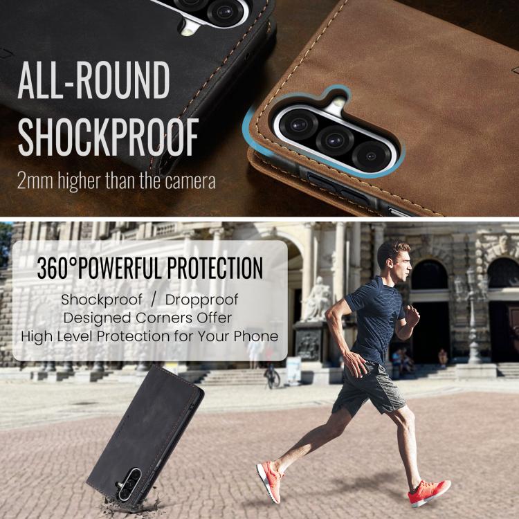 For Galaxy A17 4G CaseMe 013 Multifunctional Horizontal Flip Leather Phone Case