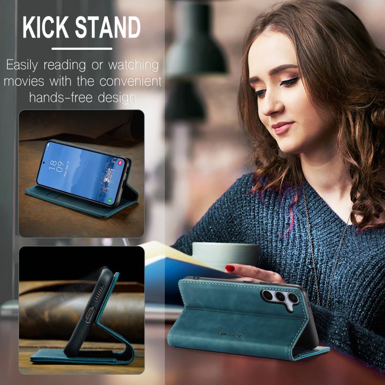 For Galaxy S25 FE 5G CaseMe 013 Multifunctional Horizontal Flip Leather Phone Case