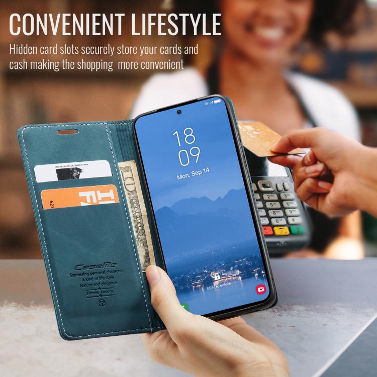 For Galaxy S25 FE 5G CaseMe 013 Multifunctional Horizontal Flip Leather Phone Case