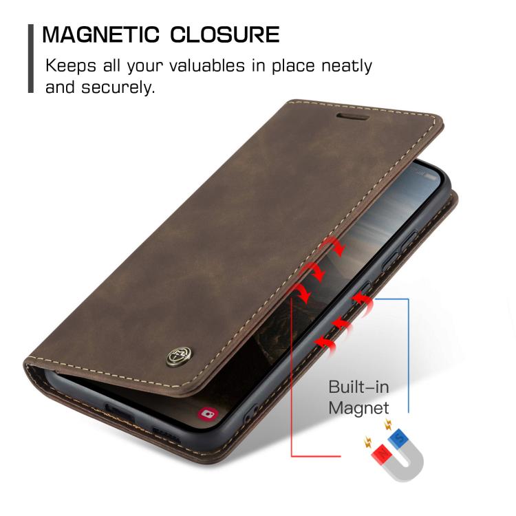 For Galaxy S25 FE 5G CaseMe 013 Multifunctional Horizontal Flip Leather Phone Case