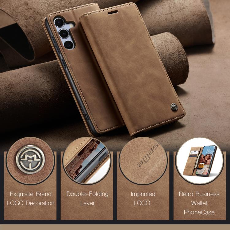 For Galaxy S25 FE 5G CaseMe 013 Multifunctional Horizontal Flip Leather Phone Case