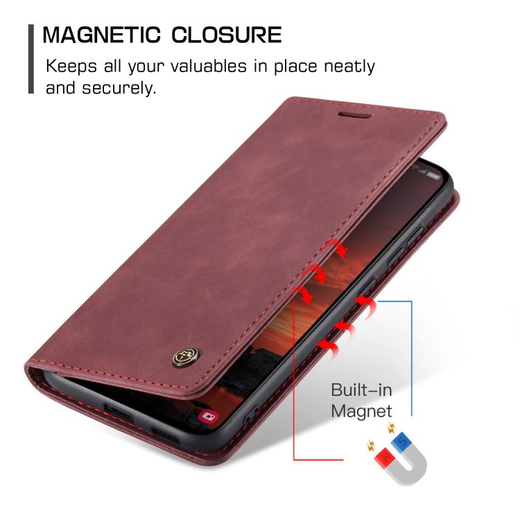 For Galaxy S25 FE 5G CaseMe 013 Multifunctional Horizontal Flip Leather Phone Case