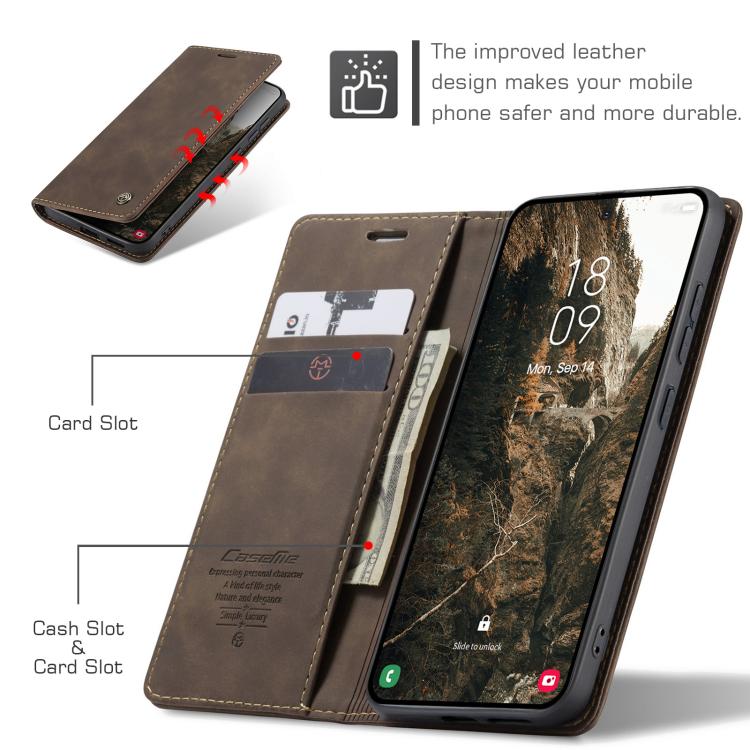 For Galaxy S26 5G CaseMe 013 Multifunctional Horizontal Flip Leather Phone Case