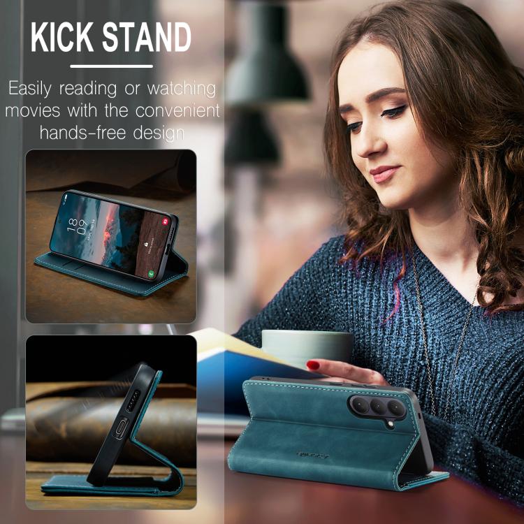 For Galaxy S26+ 5G CaseMe 013 Multifunctional Horizontal Flip Leather Phone Case