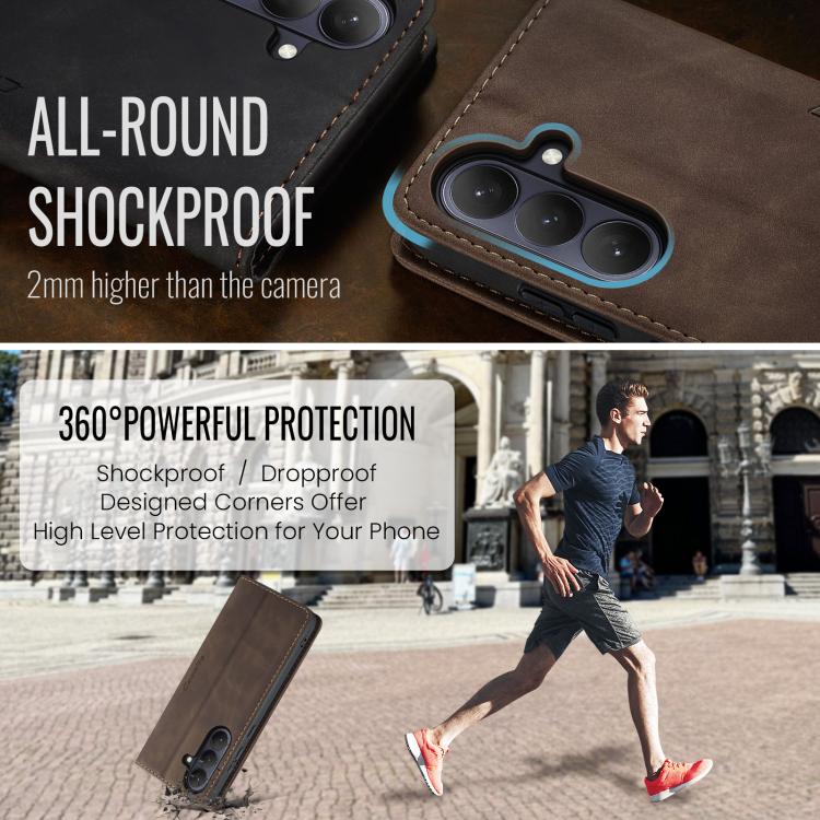 For Galaxy S26+ 5G CaseMe 013 Multifunctional Horizontal Flip Leather Phone Case