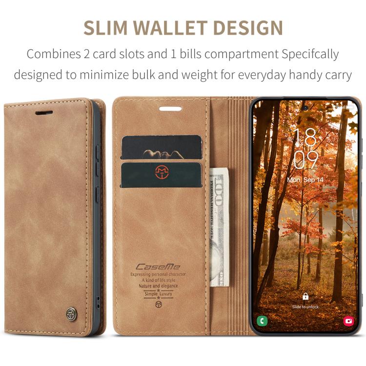 For Galaxy S26+ 5G CaseMe 013 Multifunctional Horizontal Flip Leather Phone Case