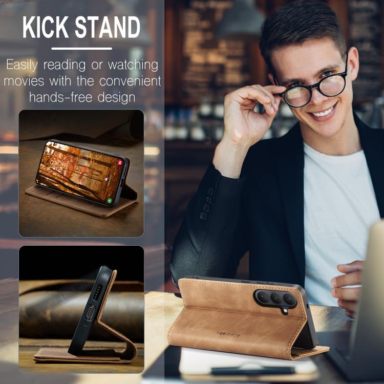 For Galaxy S26+ 5G CaseMe 013 Multifunctional Horizontal Flip Leather Phone Case