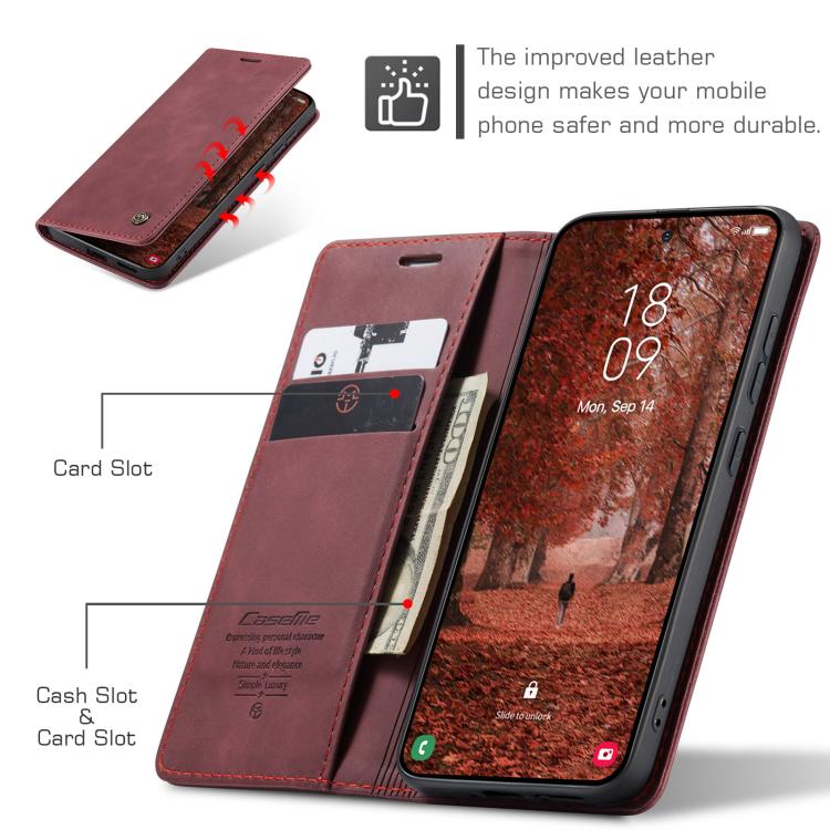 For Galaxy S26+ 5G CaseMe 013 Multifunctional Horizontal Flip Leather Phone Case