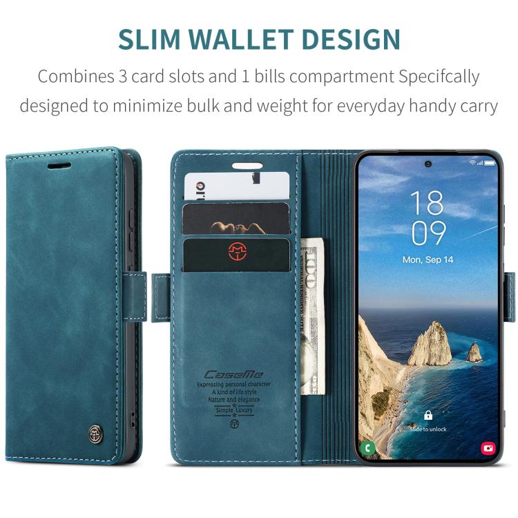 For Galaxy S26 Ultra 5G CaseMe 013 Multifunctional Horizontal Flip Leather Phone Case