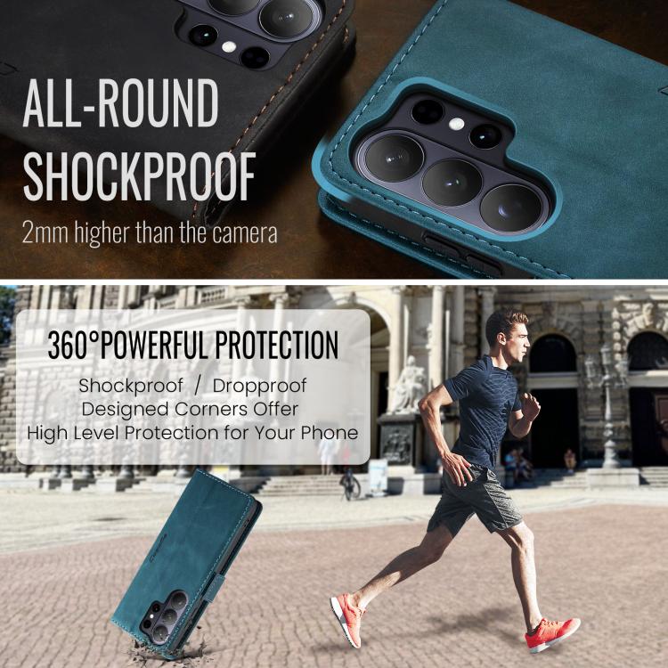 For Galaxy S26 Ultra 5G CaseMe 013 Multifunctional Horizontal Flip Leather Phone Case