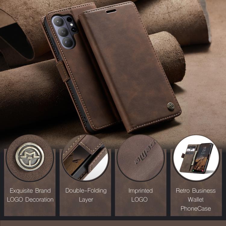 For Galaxy S26 Ultra 5G CaseMe 013 Multifunctional Horizontal Flip Leather Phone Case