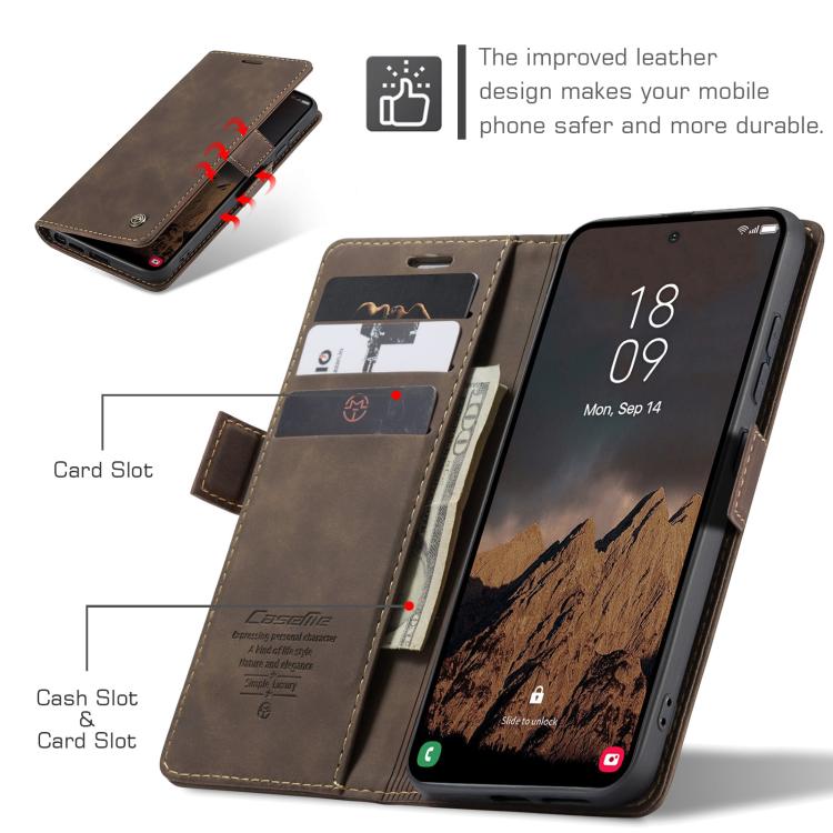 For Galaxy S26 Ultra 5G CaseMe 013 Multifunctional Horizontal Flip Leather Phone Case