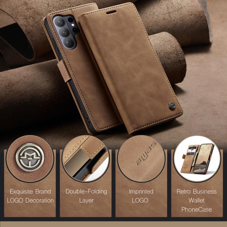 For Galaxy S26 Ultra 5G CaseMe 013 Multifunctional Horizontal Flip Leather Phone Case