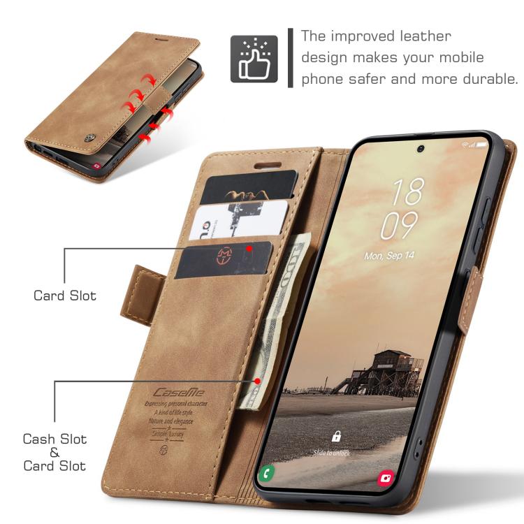 For Galaxy S26 Ultra 5G CaseMe 013 Multifunctional Horizontal Flip Leather Phone Case