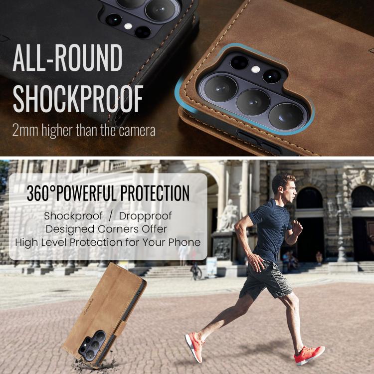 For Galaxy S26 Ultra 5G CaseMe 013 Multifunctional Horizontal Flip Leather Phone Case