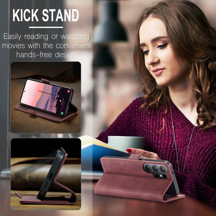 For Galaxy S26 Ultra 5G CaseMe 013 Multifunctional Horizontal Flip Leather Phone Case