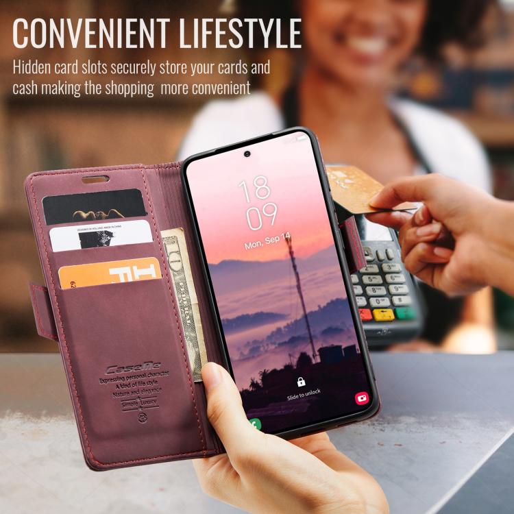 For Galaxy S26 Ultra 5G CaseMe 013 Multifunctional Horizontal Flip Leather Phone Case