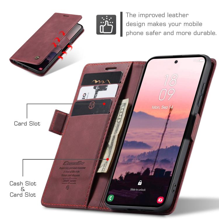 For Galaxy S26 Ultra 5G CaseMe 013 Multifunctional Horizontal Flip Leather Phone Case