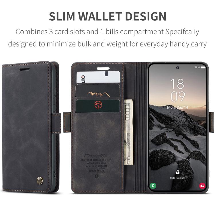 For Galaxy S26 Ultra 5G CaseMe 013 Multifunctional Horizontal Flip Leather Phone Case