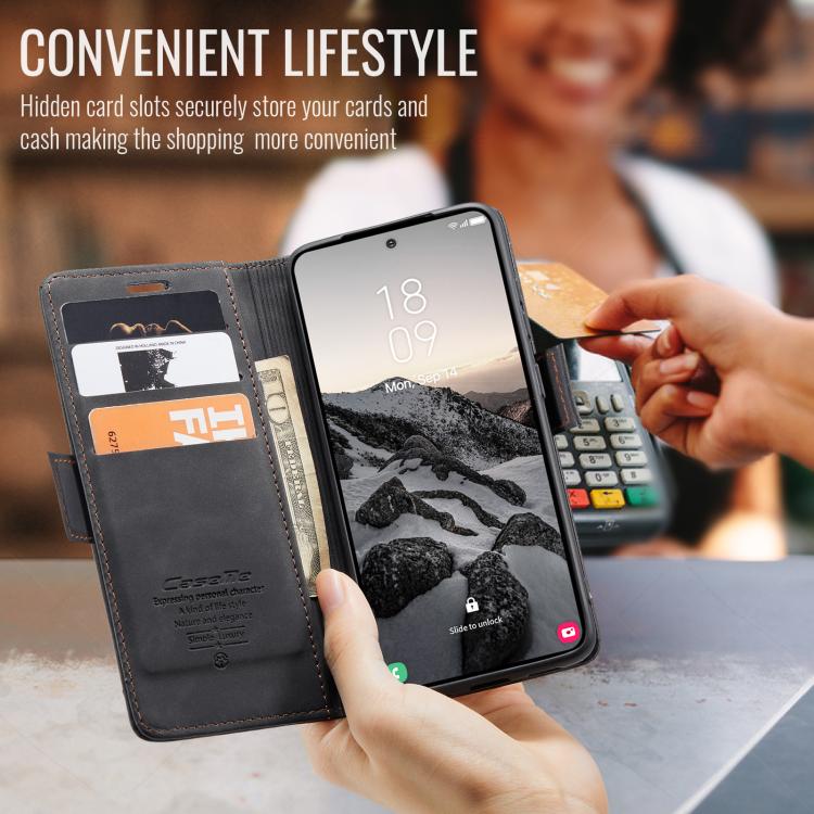 For Galaxy S26 Ultra 5G CaseMe 013 Multifunctional Horizontal Flip Leather Phone Case