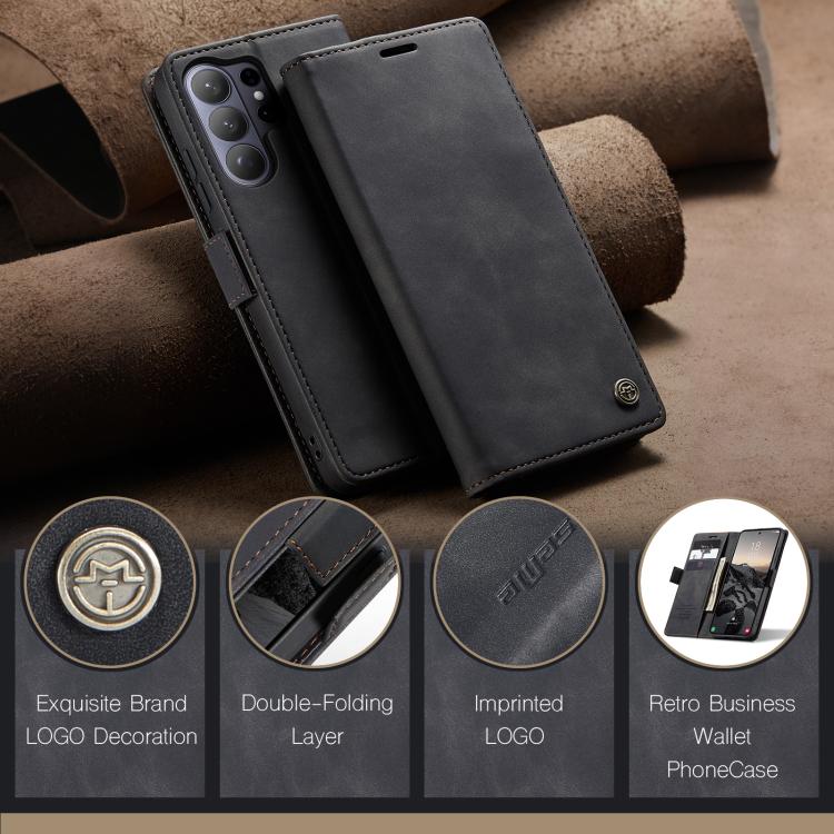 For Galaxy S26 Ultra 5G CaseMe 013 Multifunctional Horizontal Flip Leather Phone Case
