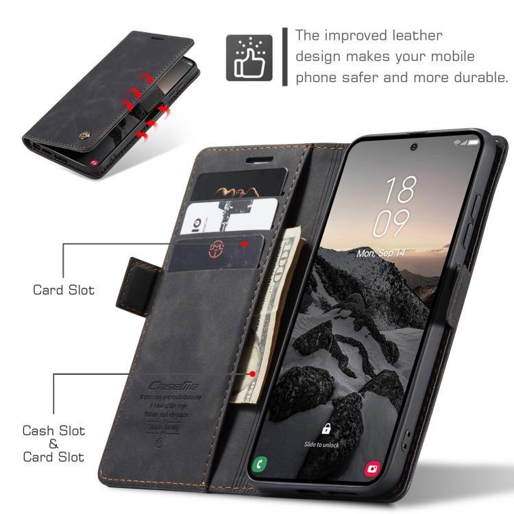 For Galaxy S26 Ultra 5G CaseMe 013 Multifunctional Horizontal Flip Leather Phone Case