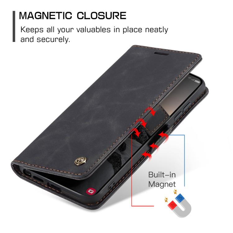 For Galaxy S26 Ultra 5G CaseMe 013 Multifunctional Horizontal Flip Leather Phone Case