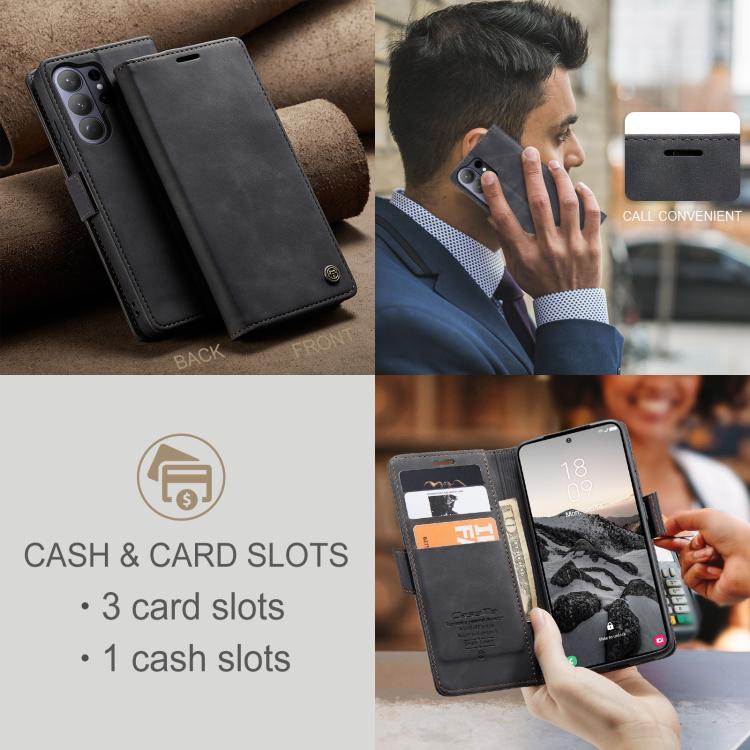 For Galaxy S26 Ultra 5G CaseMe 013 Multifunctional Horizontal Flip Leather Phone Case